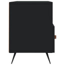 tv-bord 102x36x50 cm konstrueret træ sort