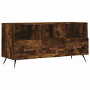 tv-bord 102x36x50 cm konstrueret træ røget egetræsfarve
