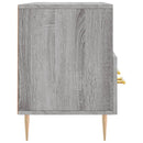 tv-bord 102x36x50 cm konstrueret træ grå sonoma-eg