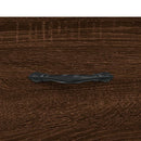 tv-bord 102x36x50 cm konstrueret træ brun egetræsfarve