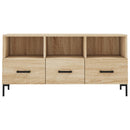 tv-bord 102x36x50 cm konstrueret træ sonoma-eg