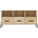tv-bord 102x36x50 cm konstrueret træ sonoma-eg