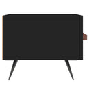 tv-bord 150x36x30 cm konstrueret træ sort