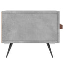 tv-bord 150x36x30 cm konstrueret træ betongrå