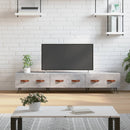 tv-bord 150x36x30 cm konstrueret træ betongrå