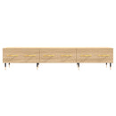 tv-bord 150x36x30 cm konstrueret træ sonoma-eg