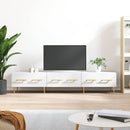 tv-bord 150x36x30 cm konstrueret træ hvid