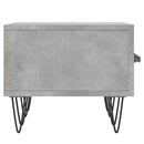 tv-bord 150x36x30 cm konstrueret træ betongrå