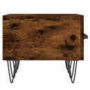 tv-bord 150x36x30 cm konstrueret træ røget egetræsfarve