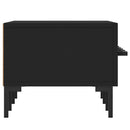 tv-bord 150x36x30 cm konstrueret træ sort