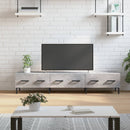 tv-bord 150x36x30 cm konstrueret træ betongrå