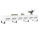 tv-bord 150x36x30 cm konstrueret træ hvid