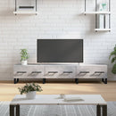 tv-bord 150x36x30 cm konstrueret træ betongrå