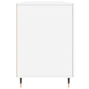 skrivebord 140x50x75 cm konstrueret træ hvid