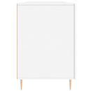 skrivebord 140x50x75 cm konstrueret træ hvid