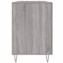 skrivebord 140x50x75 cm konstrueret træ grå sonoma-eg