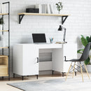 skrivebord 140x50x75 cm konstrueret træ hvid