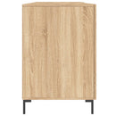 skrivebord 140x50x75 cm konstrueret træ sonoma-eg
