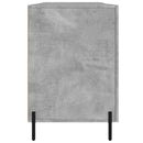 skrivebord 140x50x75 cm konstrueret træ betongrå