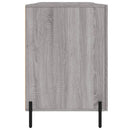 skrivebord 140x50x75 cm konstrueret træ grå sonoma-eg