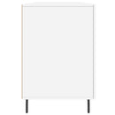 skrivebord 140x50x75 cm konstrueret træ hvid