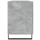skrivebord 140x50x75 cm konstrueret træ betongrå