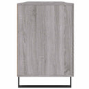 skrivebord 140x50x75 cm konstrueret træ grå sonoma-eg