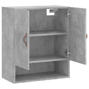 vægskab 60x31x70 cm konstrueret træ betongrå
