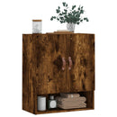 vægskab 60x31x70 cm konstrueret træ røget egetræsfarve
