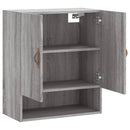 vægskab 60x31x70 cm konstrueret træ grå sonoma-eg