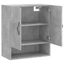 vægskab 60x31x70 cm konstrueret træ betongrå