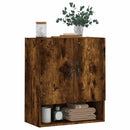 vægskab 60x31x70 cm konstrueret træ røget egetræsfarve