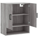vægskab 60x31x70 cm konstrueret træ grå sonoma-eg