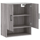 vægskab 60x31x70 cm konstrueret træ grå sonoma-eg