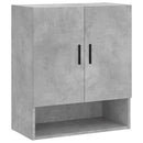 vægskab 60x31x70 cm konstrueret træ betongrå
