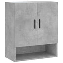 vægskab 60x31x70 cm konstrueret træ betongrå