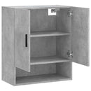 vægskab 60x31x70 cm konstrueret træ betongrå