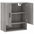 vægskab 60x31x70 cm konstrueret træ grå sonoma-eg