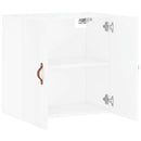 vægskab 60x31x60 cm konstrueret træ hvid højglans