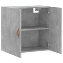 vægskab 60x31x60 cm konstrueret træ betongrå