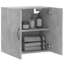 vægskab 60x31x60 cm konstrueret træ betongrå