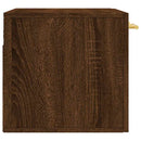vægskab 60x36,5x35 cm konstrueret træ brun egetræsfarve