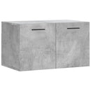vægskab 60x36,5x35 cm konstrueret træ betongrå