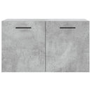 vægskab 60x36,5x35 cm konstrueret træ betongrå