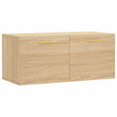 vægskab 80x36,5x35 cm konstrueret træ sonoma-eg