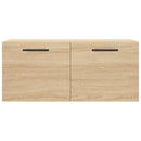 vægskab 80x36,5x35 cm konstrueret træ sonoma-eg