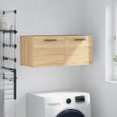 vægskab 80x36,5x35 cm konstrueret træ sonoma-eg
