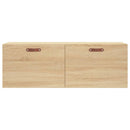 vægskab 100x36,5x35 cm konstrueret træ sonoma-eg