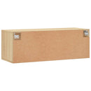 vægskab 100x36,5x35 cm konstrueret træ sonoma-eg
