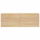 vægskab 100x36,5x35 cm konstrueret træ sonoma-eg